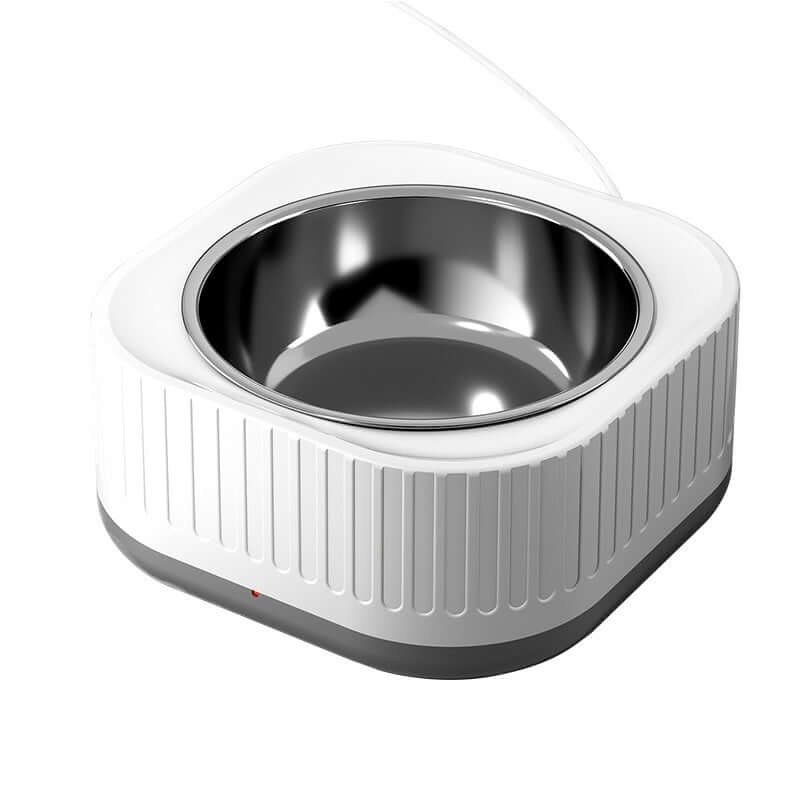 Simple Home-use Stainless Steel Water Bowl With Constant Temperature For Cats